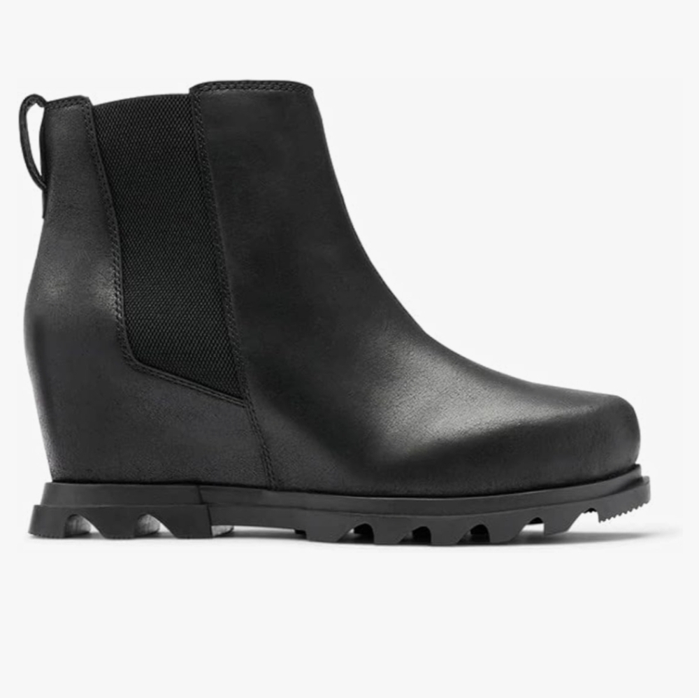 Sorel Women's Joan of Arctic Chelsea Boot โ Waterproof Leather Wedge ๐ค - Picture 2 of 14